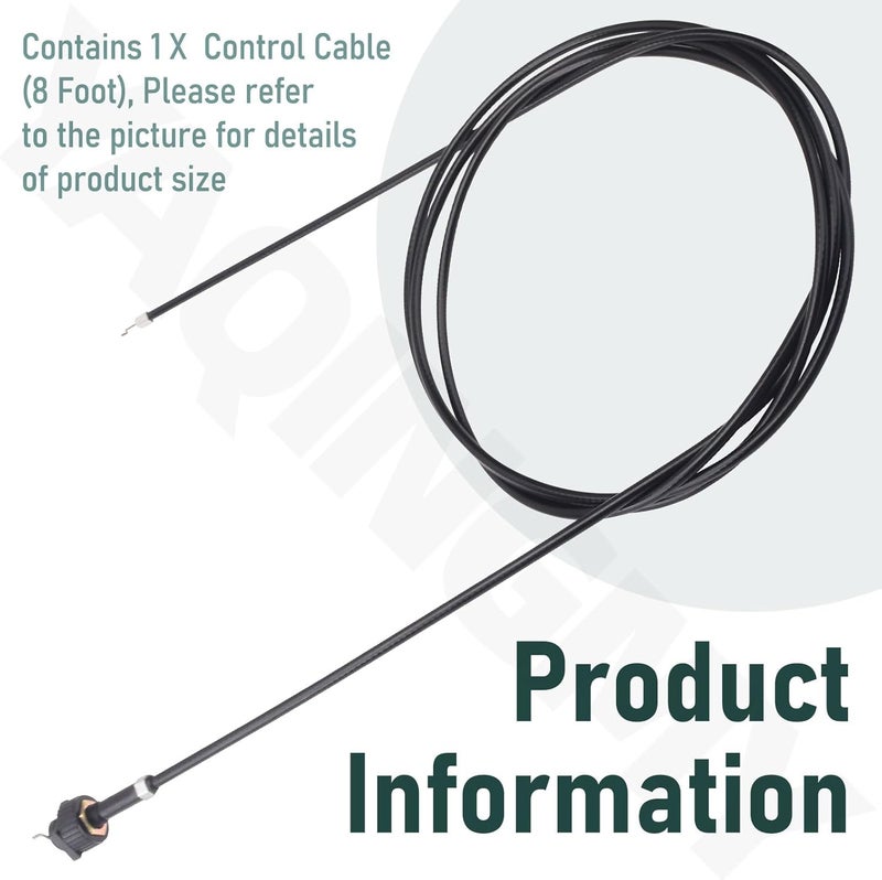 YAQINGMY Control Cable (8 Foot) Compatible with Re-Mote Drain Plug Livewells, Baitwells & Ballast Configurations - Image 5